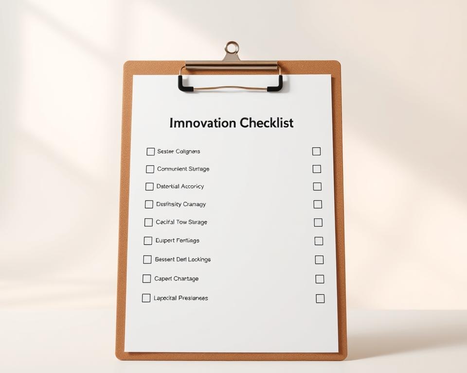 Innovation Checklist: Practical Steps to Apply Today