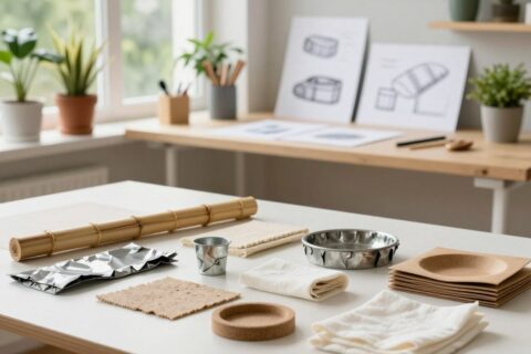 low footprint product materials